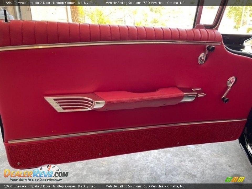 1960 Chevrolet Impala 2 Door Hardtop Coupe Black / Red Photo #9