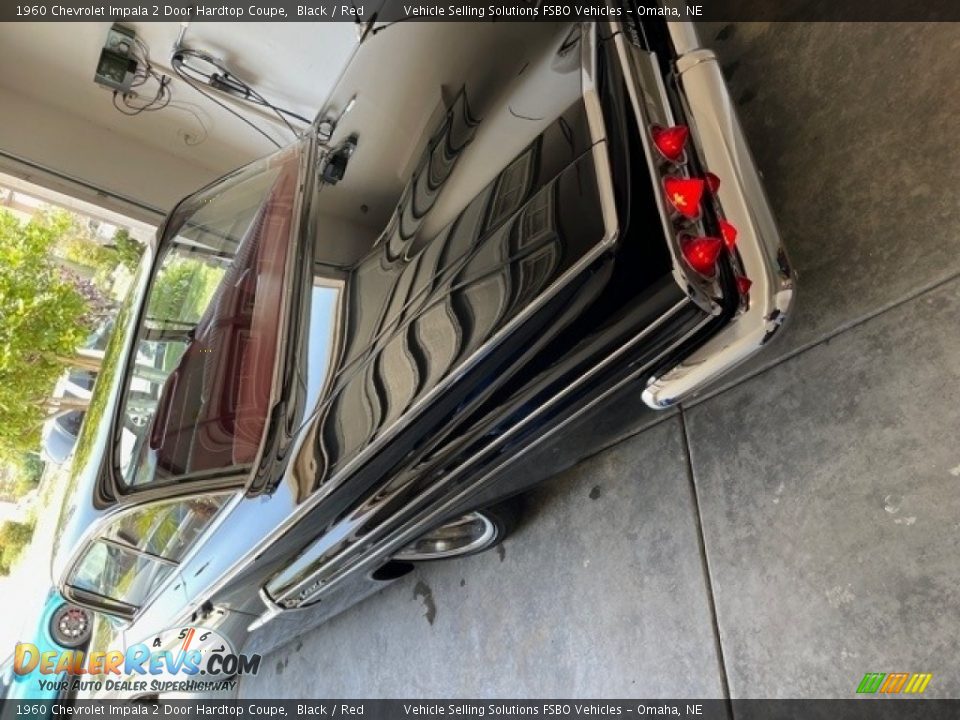 1960 Chevrolet Impala 2 Door Hardtop Coupe Black / Red Photo #11