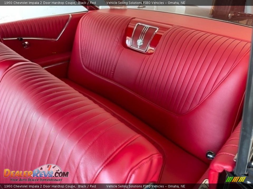 1960 Chevrolet Impala 2 Door Hardtop Coupe Black / Red Photo #12