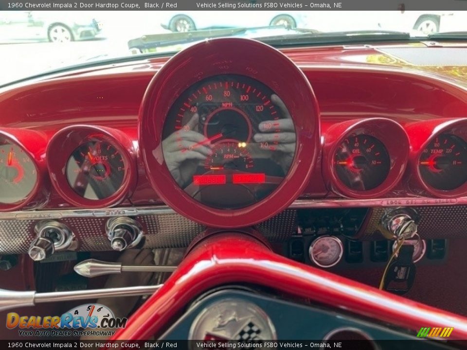 1960 Chevrolet Impala 2 Door Hardtop Coupe Black / Red Photo #14