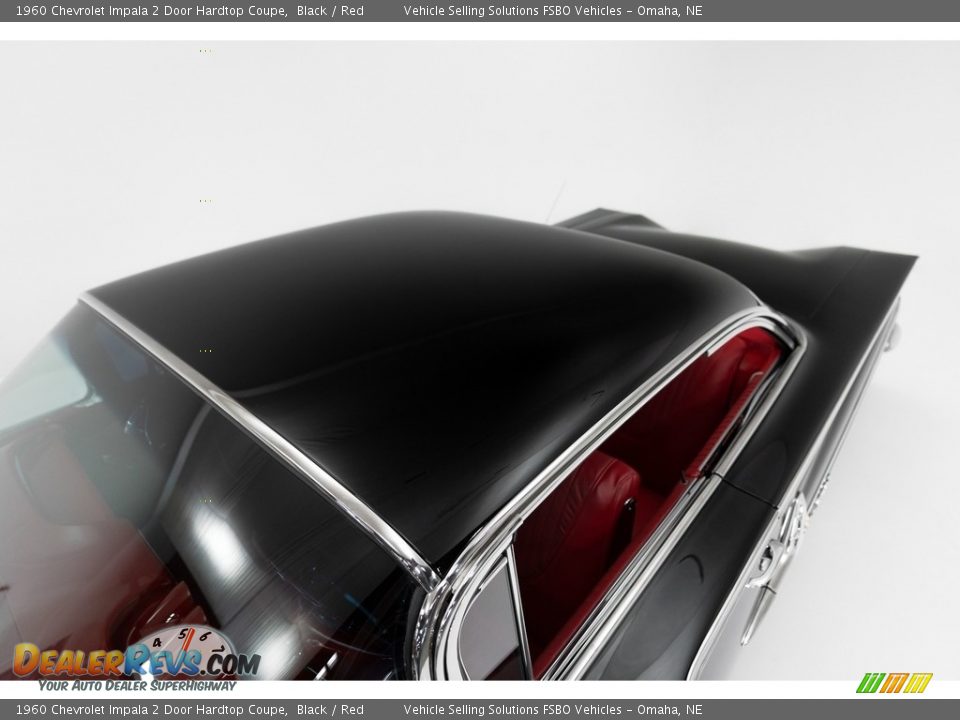 1960 Chevrolet Impala 2 Door Hardtop Coupe Black / Red Photo #24