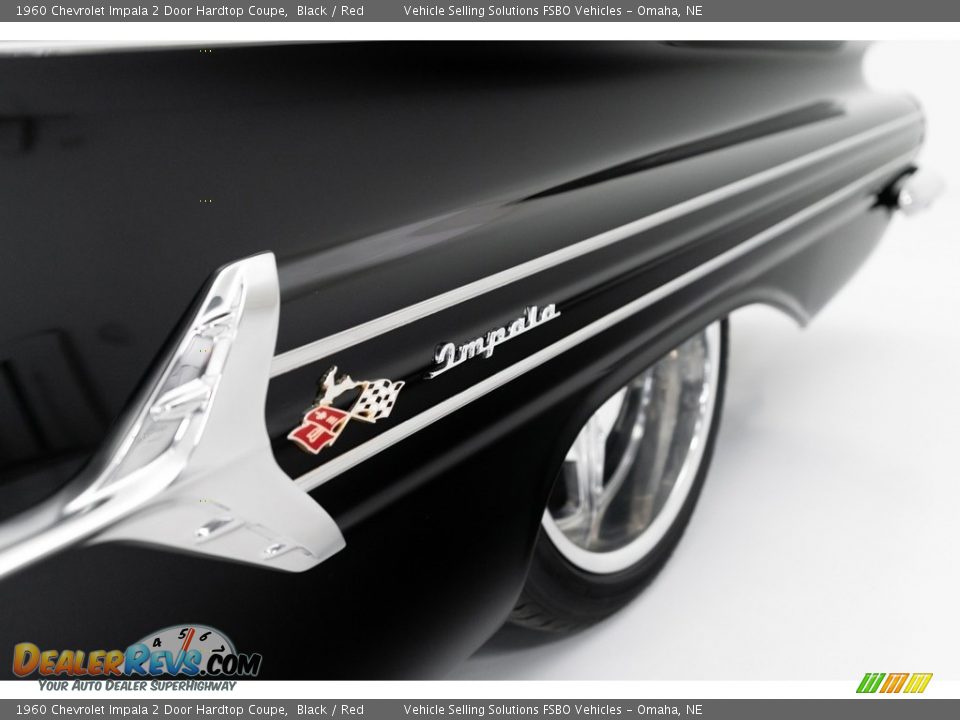 1960 Chevrolet Impala 2 Door Hardtop Coupe Black / Red Photo #25