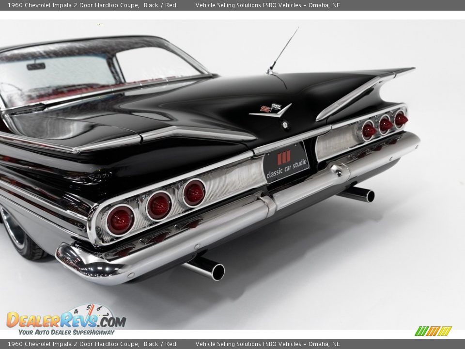 1960 Chevrolet Impala 2 Door Hardtop Coupe Black / Red Photo #26