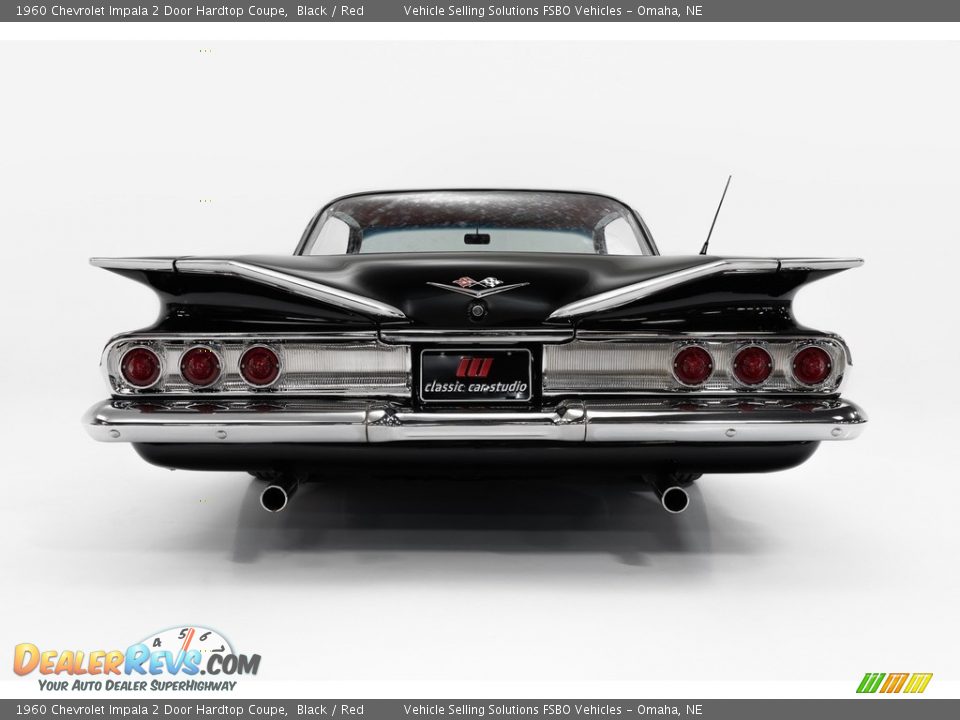 1960 Chevrolet Impala 2 Door Hardtop Coupe Black / Red Photo #28