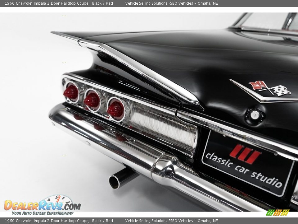 1960 Chevrolet Impala 2 Door Hardtop Coupe Black / Red Photo #31