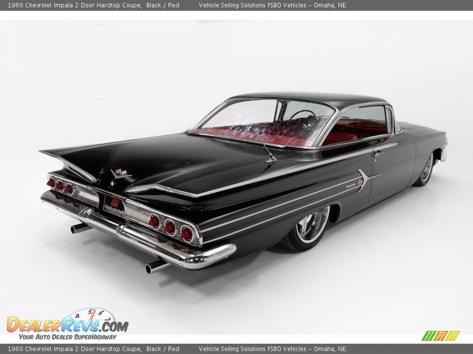 1960 Chevrolet Impala 2 Door Hardtop Coupe Black / Red Photo #32