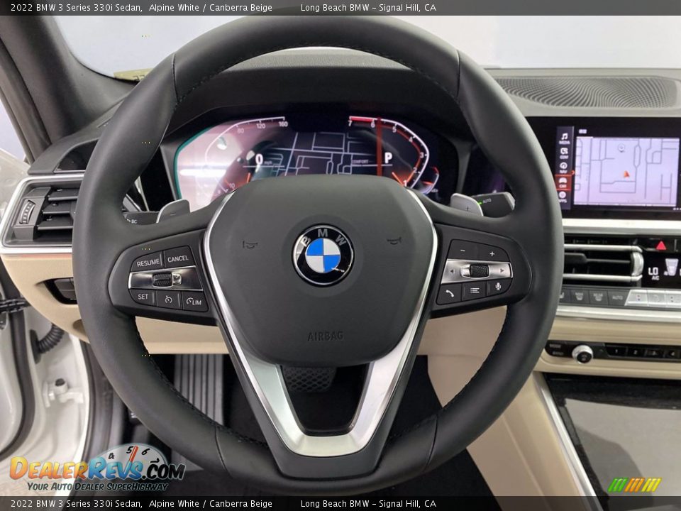 2022 BMW 3 Series 330i Sedan Steering Wheel Photo #14