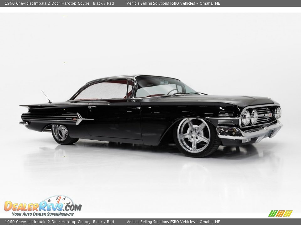 1960 Chevrolet Impala 2 Door Hardtop Coupe Black / Red Photo #34