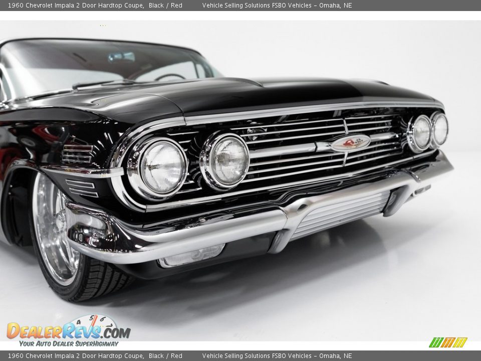 1960 Chevrolet Impala 2 Door Hardtop Coupe Black / Red Photo #35