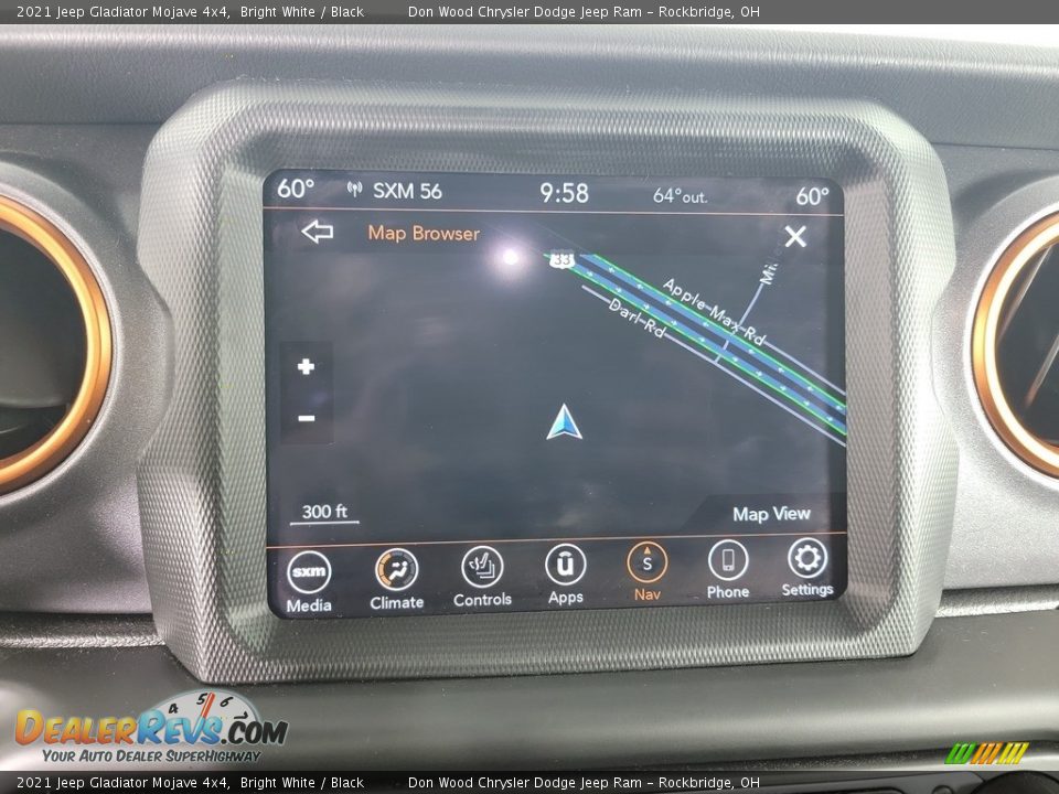 2021 Jeep Gladiator Mojave 4x4 Bright White / Black Photo #2