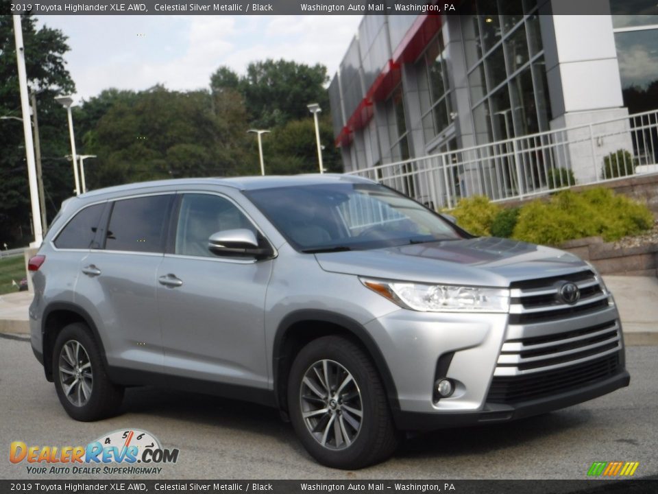 2019 Toyota Highlander XLE AWD Celestial Silver Metallic / Black Photo #1