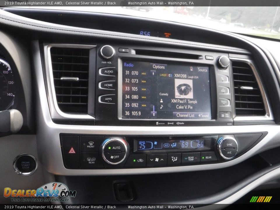 2019 Toyota Highlander XLE AWD Celestial Silver Metallic / Black Photo #4