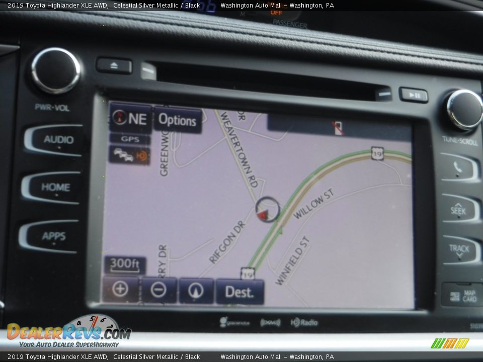 2019 Toyota Highlander XLE AWD Celestial Silver Metallic / Black Photo #5
