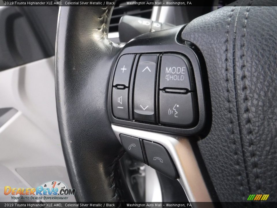 2019 Toyota Highlander XLE AWD Celestial Silver Metallic / Black Photo #8