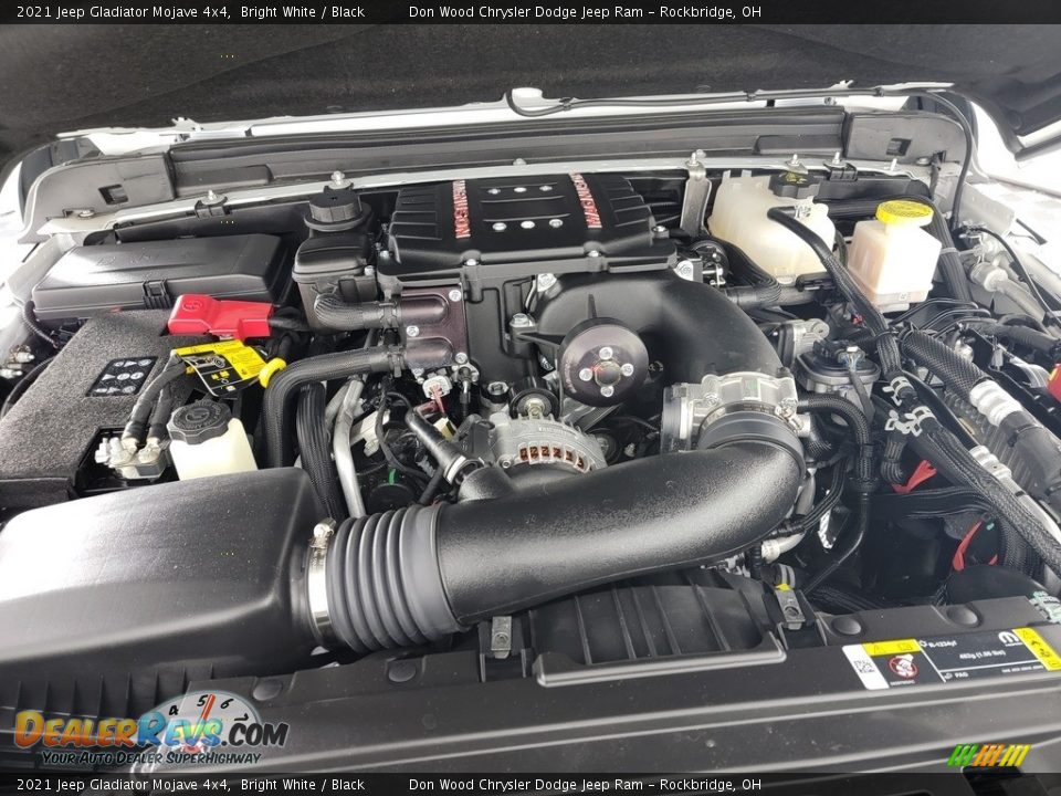 2021 Jeep Gladiator Mojave 4x4 Bright White / Black Photo #14