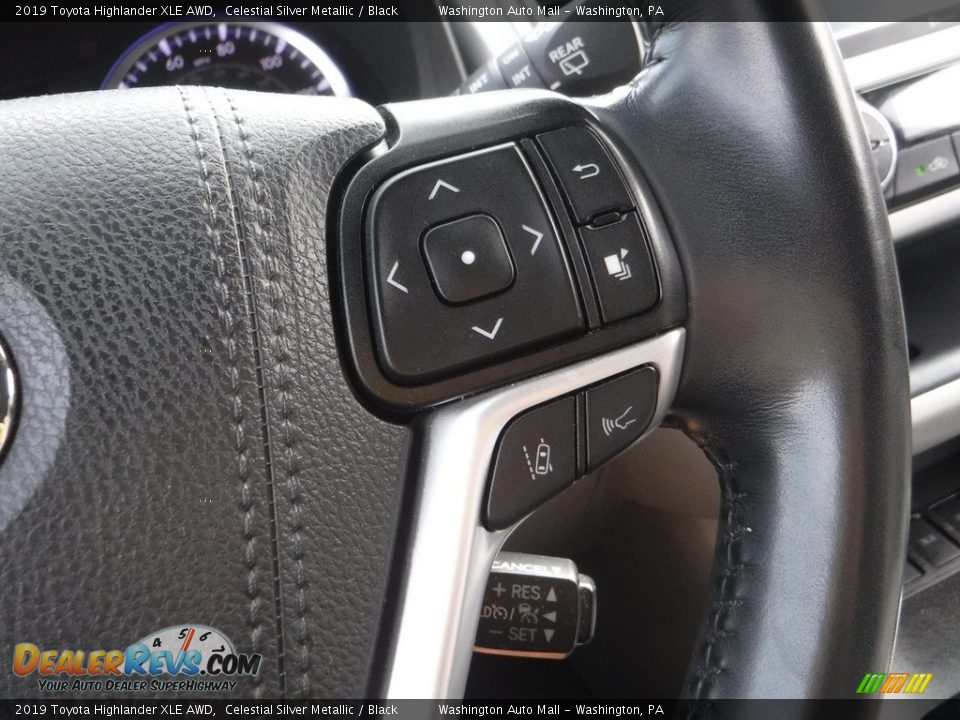 2019 Toyota Highlander XLE AWD Celestial Silver Metallic / Black Photo #9