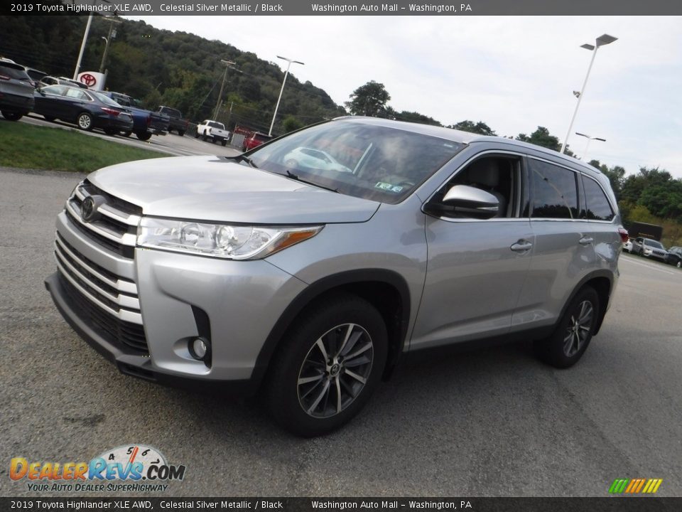 2019 Toyota Highlander XLE AWD Celestial Silver Metallic / Black Photo #12