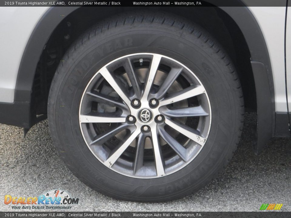 2019 Toyota Highlander XLE AWD Celestial Silver Metallic / Black Photo #13
