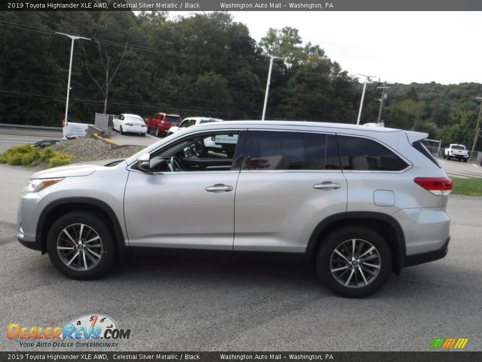 2019 Toyota Highlander XLE AWD Celestial Silver Metallic / Black Photo #14