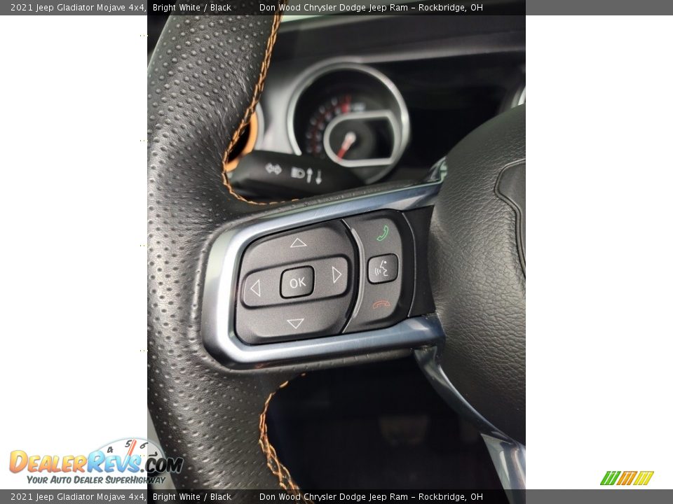 2021 Jeep Gladiator Mojave 4x4 Bright White / Black Photo #22