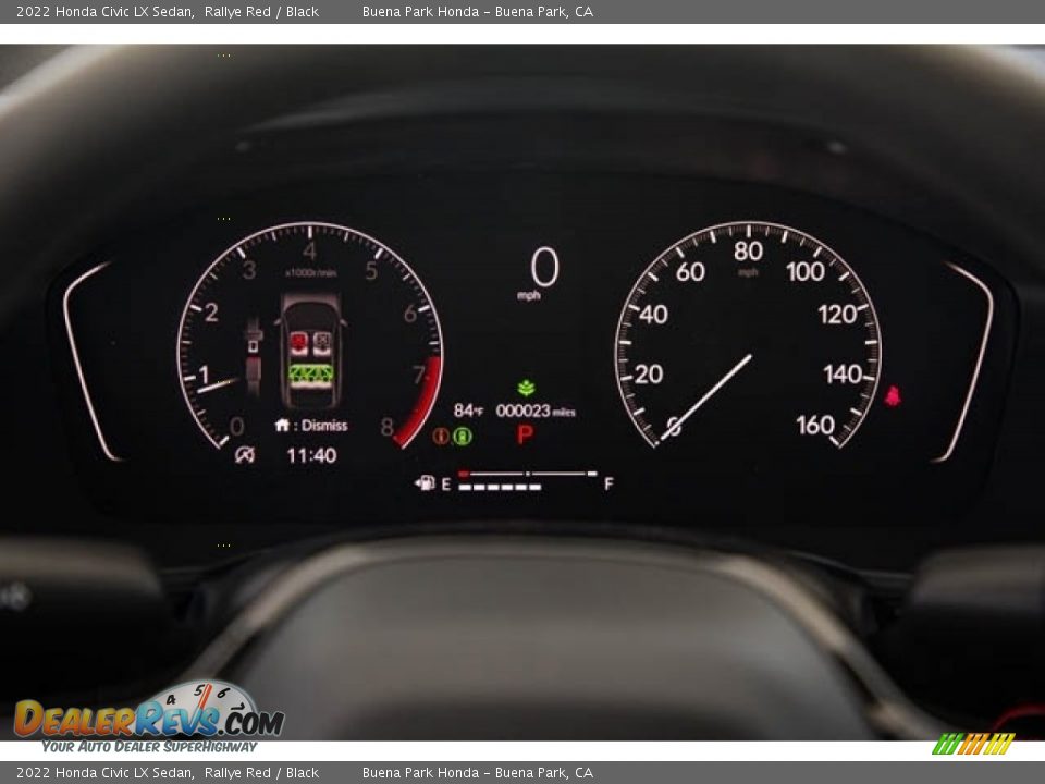 2022 Honda Civic LX Sedan Gauges Photo #18