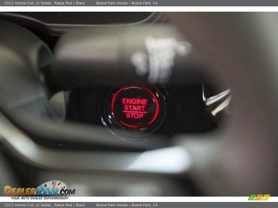 2022 Honda Civic LX Sedan Rallye Red / Black Photo #23