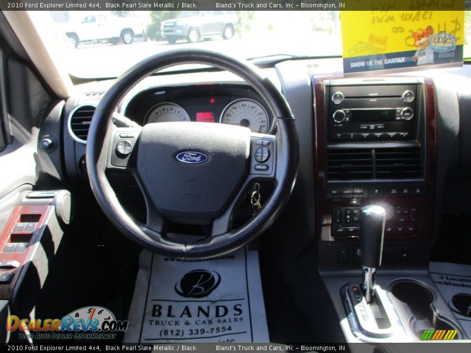 2010 Ford Explorer Limited 4x4 Black Pearl Slate Metallic / Black Photo #8