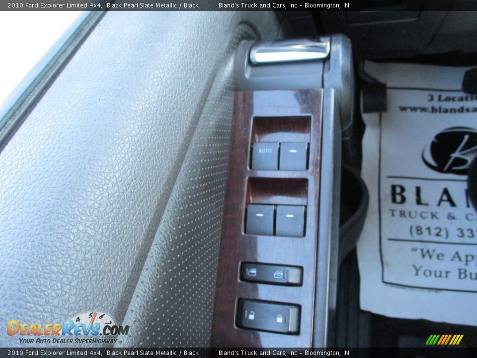 2010 Ford Explorer Limited 4x4 Black Pearl Slate Metallic / Black Photo #17