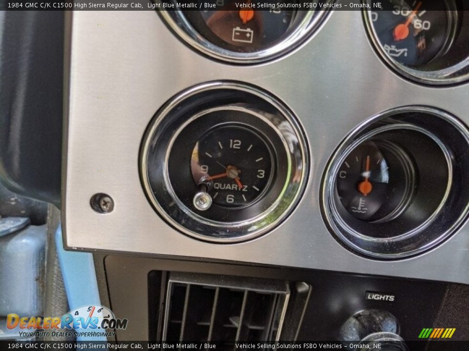 1984 GMC C/K C1500 High Sierra Regular Cab Gauges Photo #6