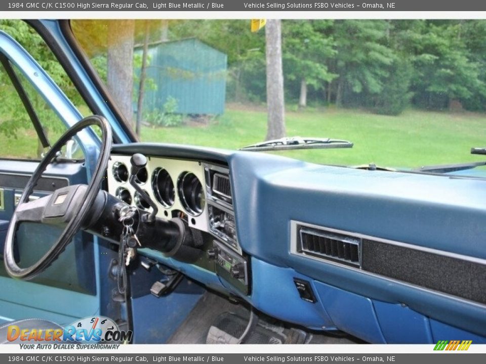 Dashboard of 1984 GMC C/K C1500 High Sierra Regular Cab Photo #11