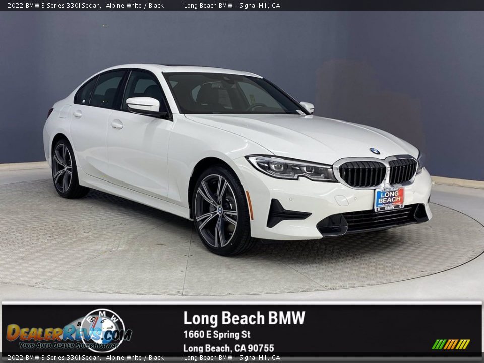 2022 BMW 3 Series 330i Sedan Alpine White / Black Photo #1