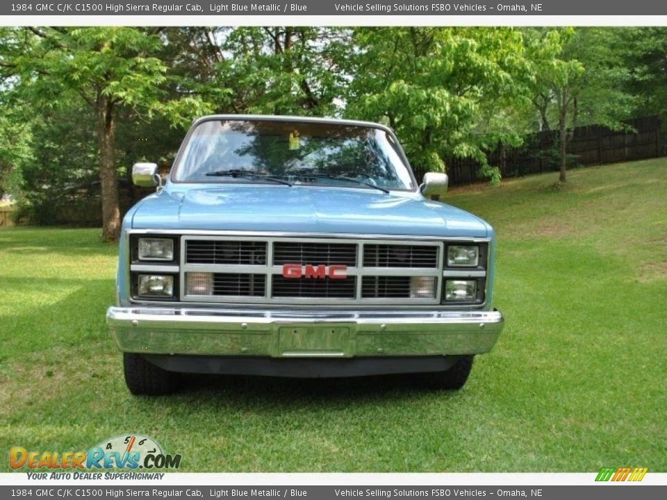 1984 GMC C/K C1500 High Sierra Regular Cab Light Blue Metallic / Blue Photo #20