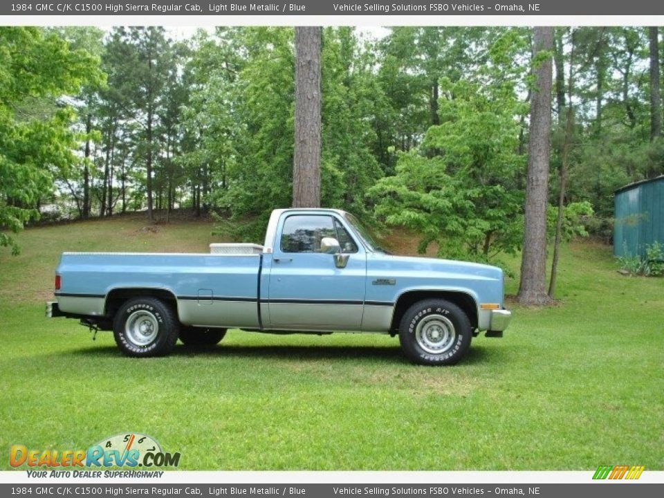 Light Blue Metallic 1984 GMC C/K C1500 High Sierra Regular Cab Photo #27