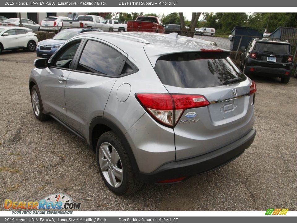 2019 Honda HR-V EX AWD Lunar Silver Metallic / Black Photo #7