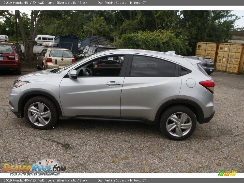 2019 Honda HR-V EX AWD Lunar Silver Metallic / Black Photo #8