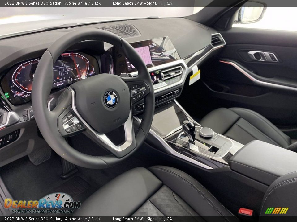 2022 BMW 3 Series 330i Sedan Alpine White / Black Photo #12