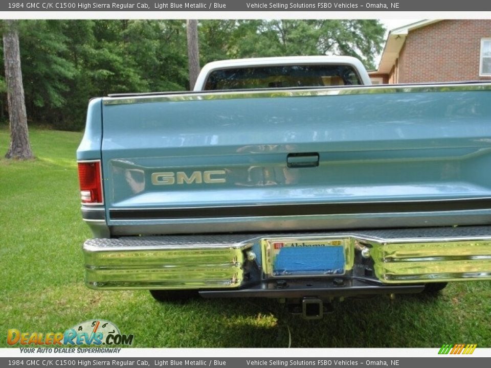 1984 GMC C/K C1500 High Sierra Regular Cab Light Blue Metallic / Blue Photo #31