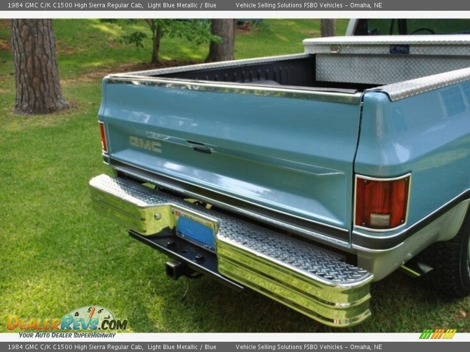 1984 GMC C/K C1500 High Sierra Regular Cab Light Blue Metallic / Blue Photo #32