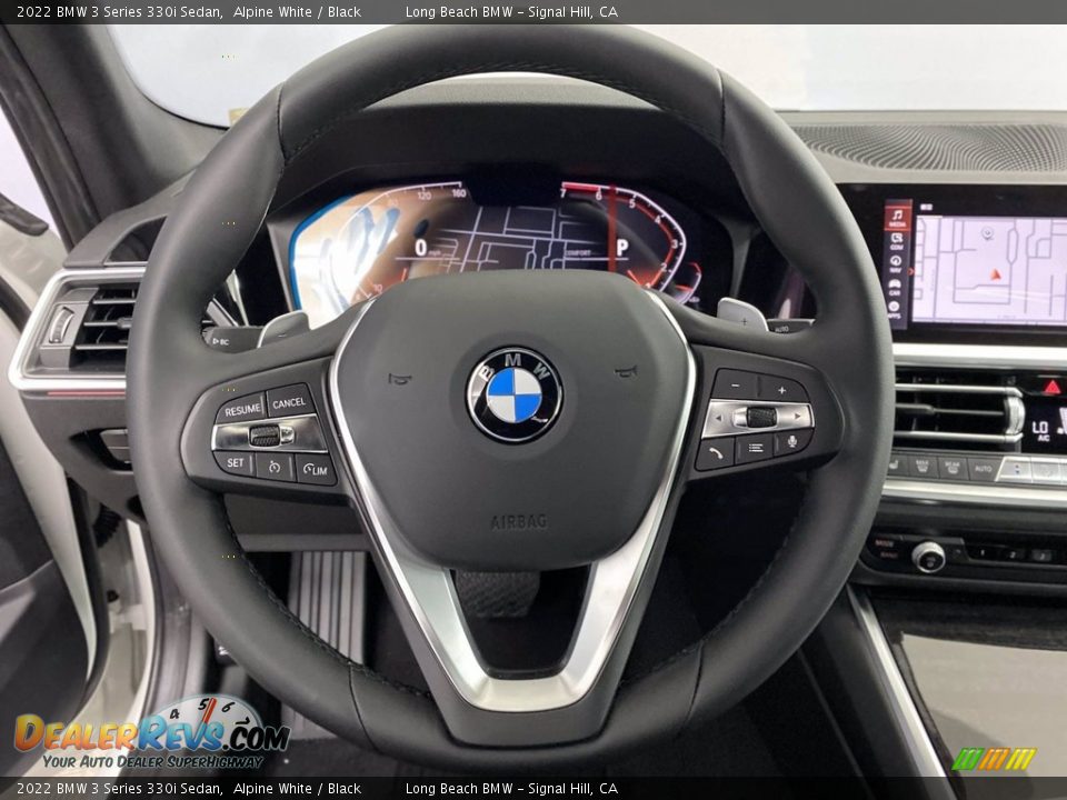 2022 BMW 3 Series 330i Sedan Alpine White / Black Photo #14