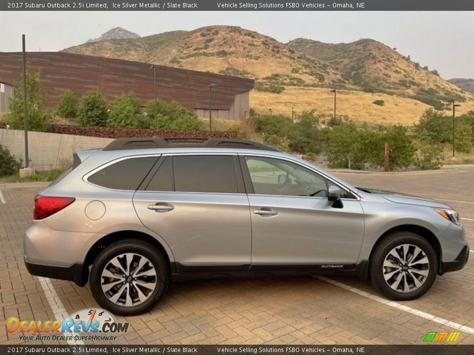 2017 Subaru Outback 2.5i Limited Ice Silver Metallic / Slate Black Photo #5