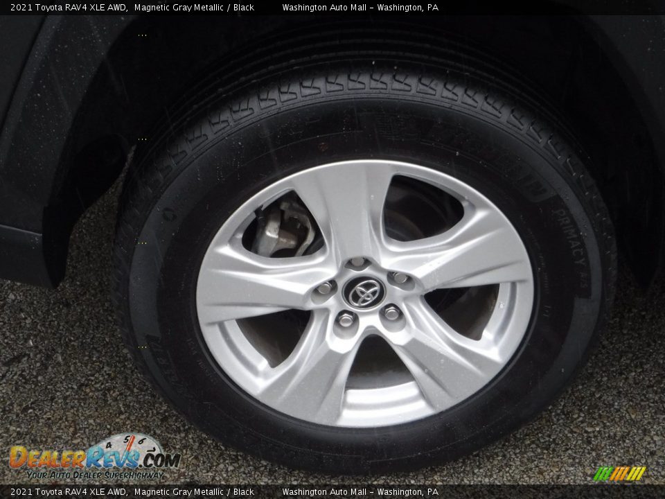 2021 Toyota RAV4 XLE AWD Magnetic Gray Metallic / Black Photo #14