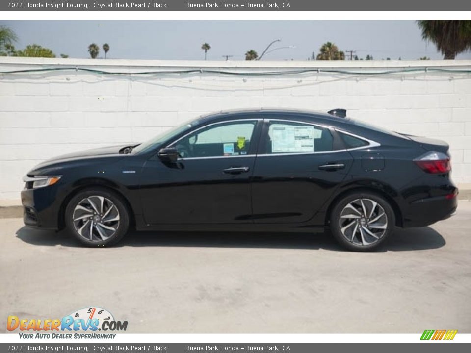 2022 Honda Insight Touring Crystal Black Pearl / Black Photo #4