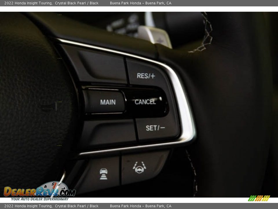 2022 Honda Insight Touring Crystal Black Pearl / Black Photo #21