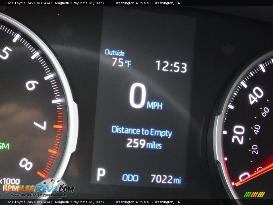 2021 Toyota RAV4 XLE AWD Magnetic Gray Metallic / Black Photo #34