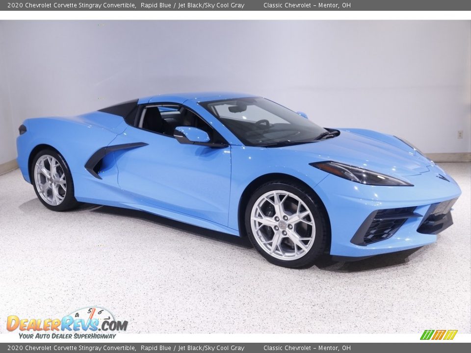 Rapid Blue 2020 Chevrolet Corvette Stingray Convertible Photo #2