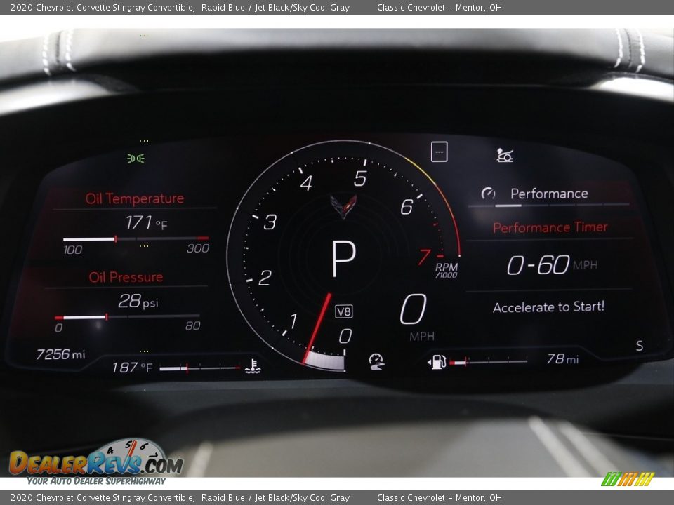 2020 Chevrolet Corvette Stingray Convertible Gauges Photo #12