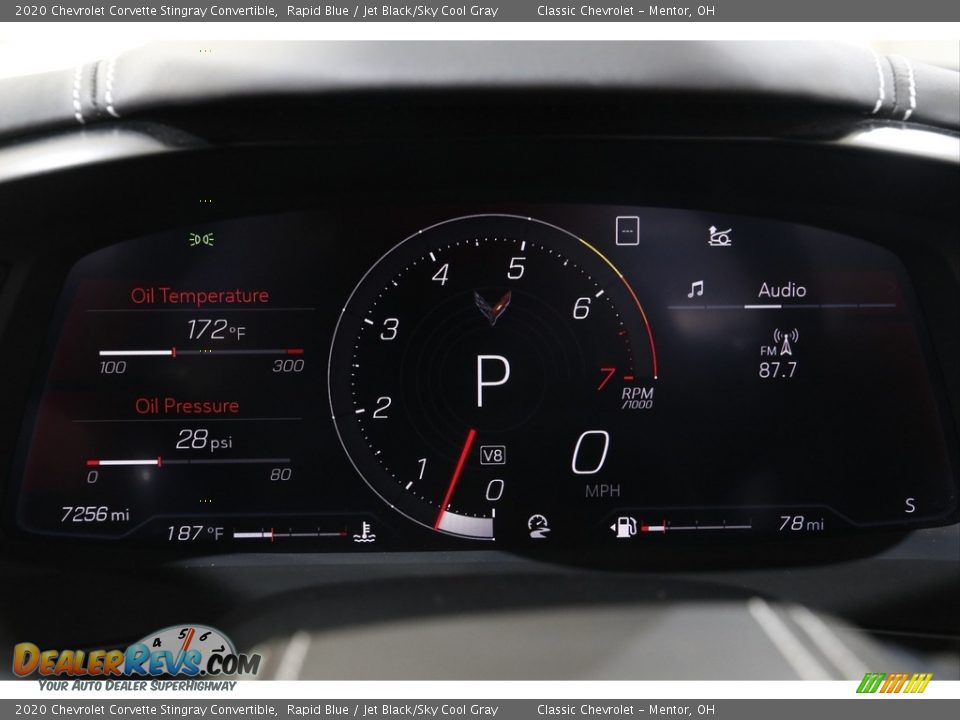 2020 Chevrolet Corvette Stingray Convertible Gauges Photo #13