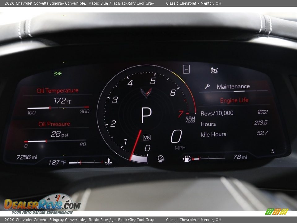 2020 Chevrolet Corvette Stingray Convertible Gauges Photo #14