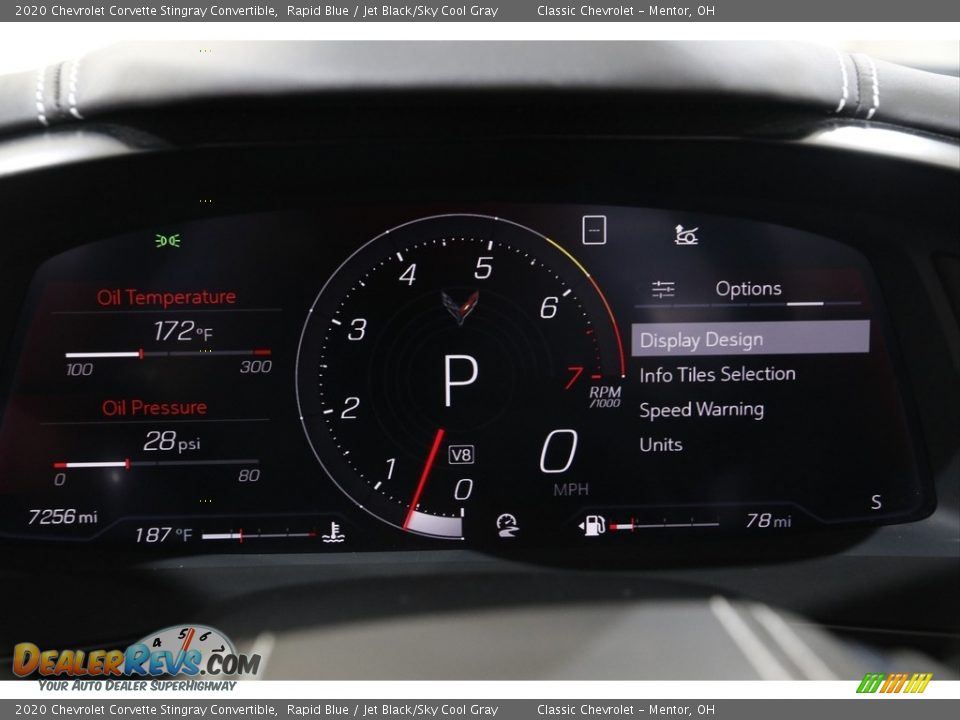 2020 Chevrolet Corvette Stingray Convertible Gauges Photo #15