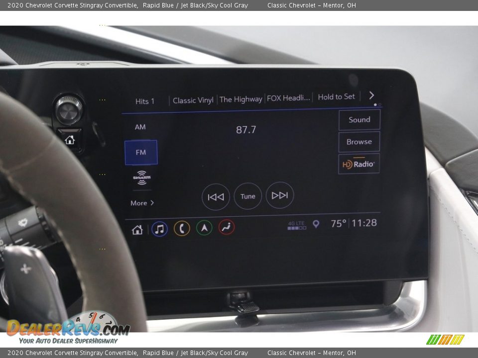 Audio System of 2020 Chevrolet Corvette Stingray Convertible Photo #18